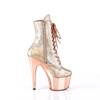 Pleaser - ADORE1020HM Platform Boots, Pole dance shoes - Rose gold coloured Product image